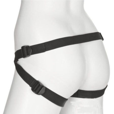 Vac-U-Lock Platinum Luxe Harness with Butt Plug - Black