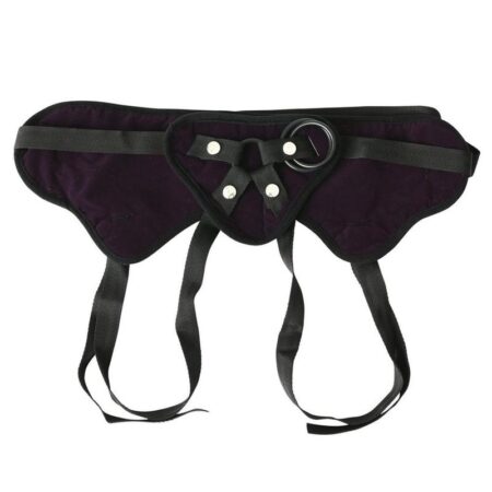 Sportsheets Curvy Collection Plush Adjustable Strap-On - Plus Size - Purple