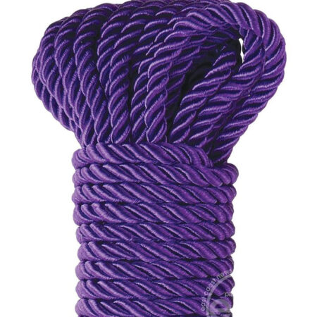 Fetish Fantasy Series Deluxe Silky Rope 32ft - Purple