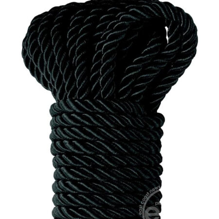 Fetish Fantasy Series Deluxe Silky Rope 32ft - Black