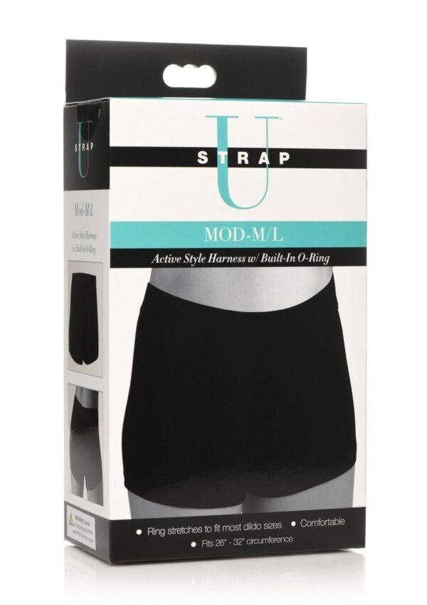 Strap U Mod Active Style Harness + Built In O Ring M/L - Black