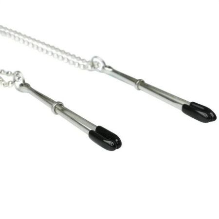 Sincerely Bling Nipple Clips 20in - Silver/Black