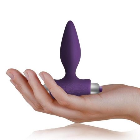 Petite Sensations Silicone Vibrating Butt Plug - Purple