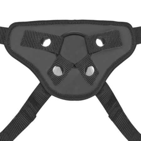 Lux Fetish Beginners Strap-On Harness Adjustable - Black