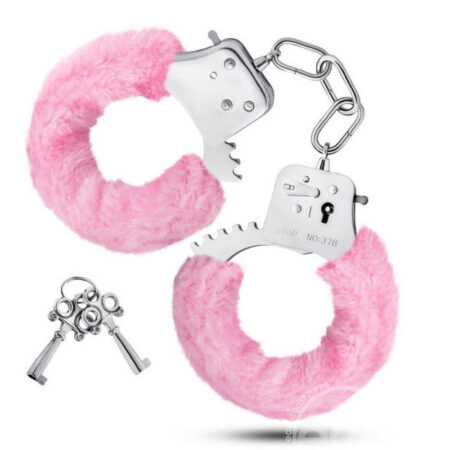 Temptasia Faux Fur Cuffs - Pink