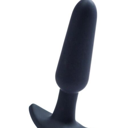 VeDO Bump Rechargeable Silicone Anal Vibrator - Just Black