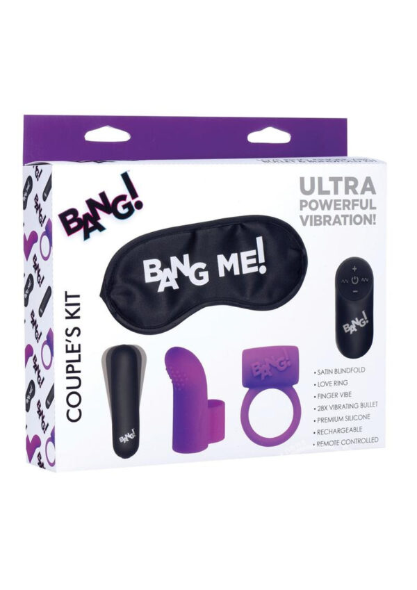 Bang! Couple's Love Ring Kit (set of 4) - Purple