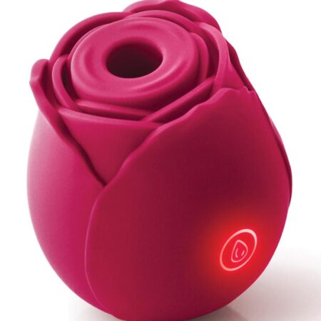 Inya The Rose Silicone Rechargeable Clitoral Stimulator - Red