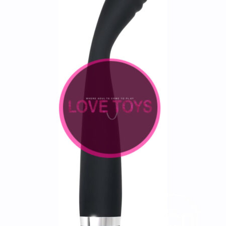 Skinny G Rechargeable Silicone G-Spot Vibrator - Black