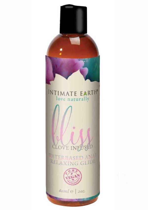 Intimate Earth Bliss Anal Relaxing Water Based Glide Lubricant 2oz