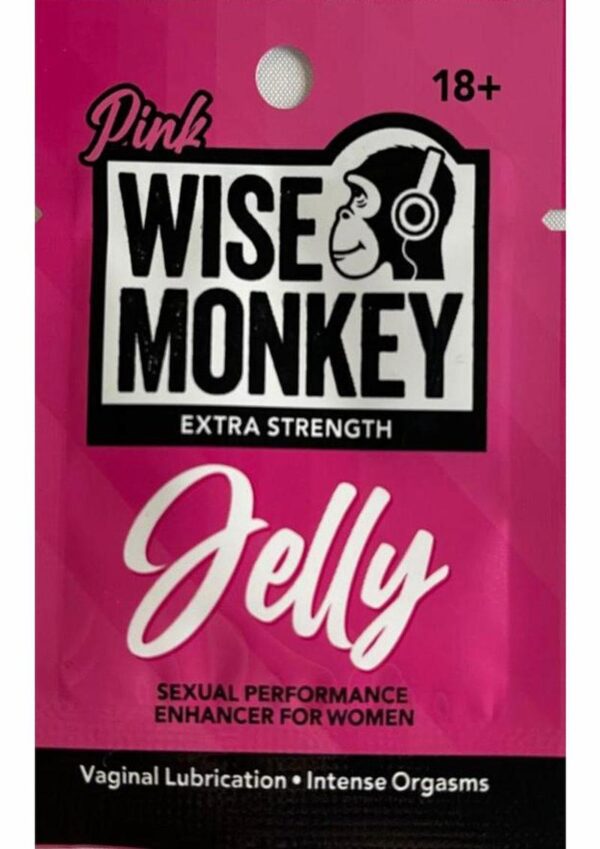 Wise Monkey Jelly For Her Sexual Enhancement 1 Pack - Pink