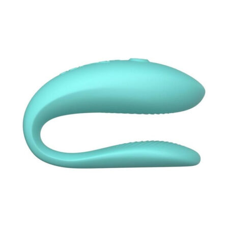 We-Vibe Sync Lite App Control Rechargeable Silicone Couples Vibrator - Aqua