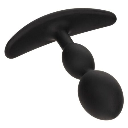 Boundless 2X Teardrop Silicone Anal Plug - Black