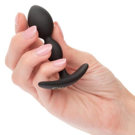 Boundless 2X Teardrop Silicone Anal Plug - Black