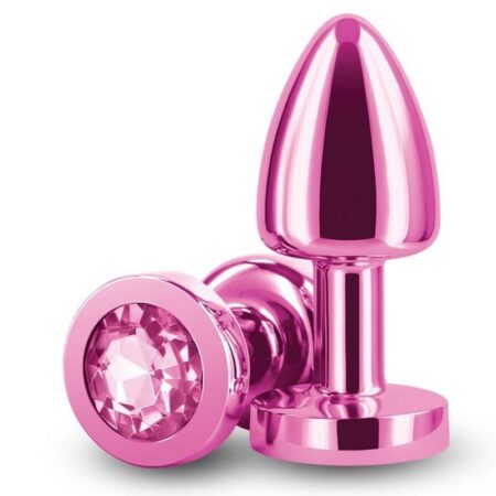 Rear Assets Aluminum Anal Plug - Petite - Pink