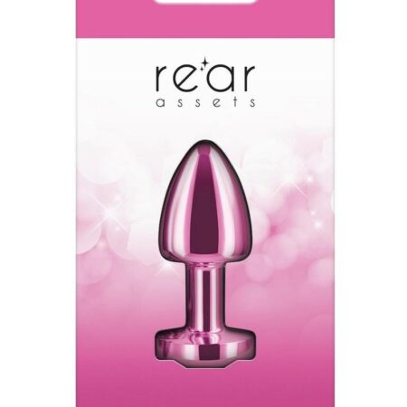 Rear Assets Aluminum Anal Plug - Petite - Pink