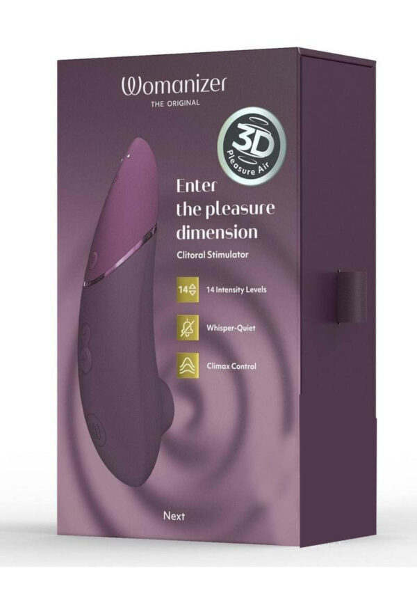 Womanizer Next Rechargeable Silicone Clitoral Stimulator - Dark Purple