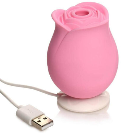 Bloomgasm The Perfect Rose Rechargeable Silicone Clitoral Stimulator - Pink