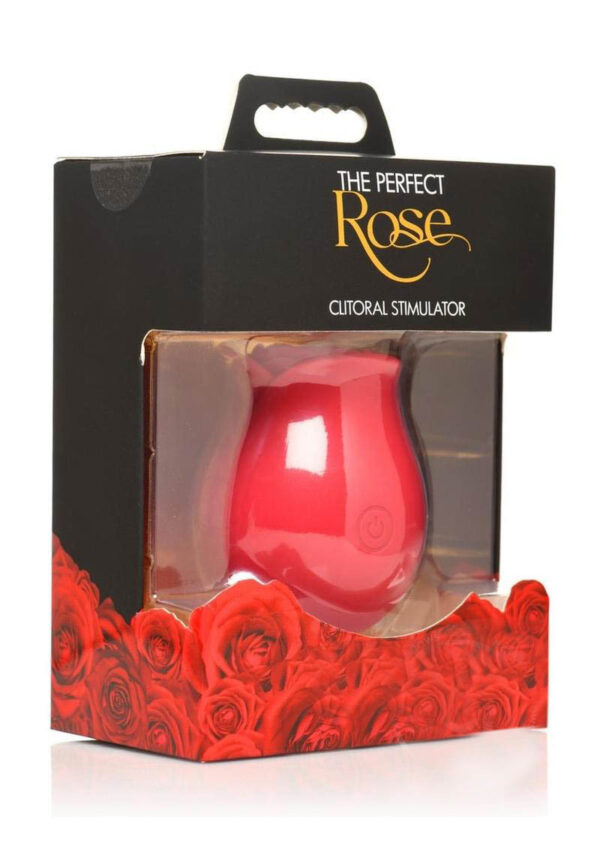 Bloomgasm The Perfect Rose Rechargeable Silicone Clitoral Stimulator - Red