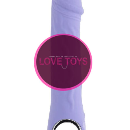 Purple Fantasy Rechargeable Silicone Vibrator - Purple