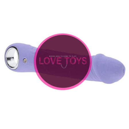 Purple Fantasy Rechargeable Silicone Vibrator - Purple