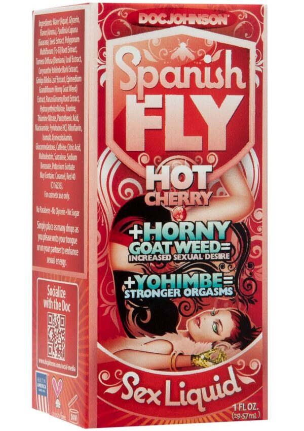 Spanish Fly Sex Drops Hot Cherry 1oz